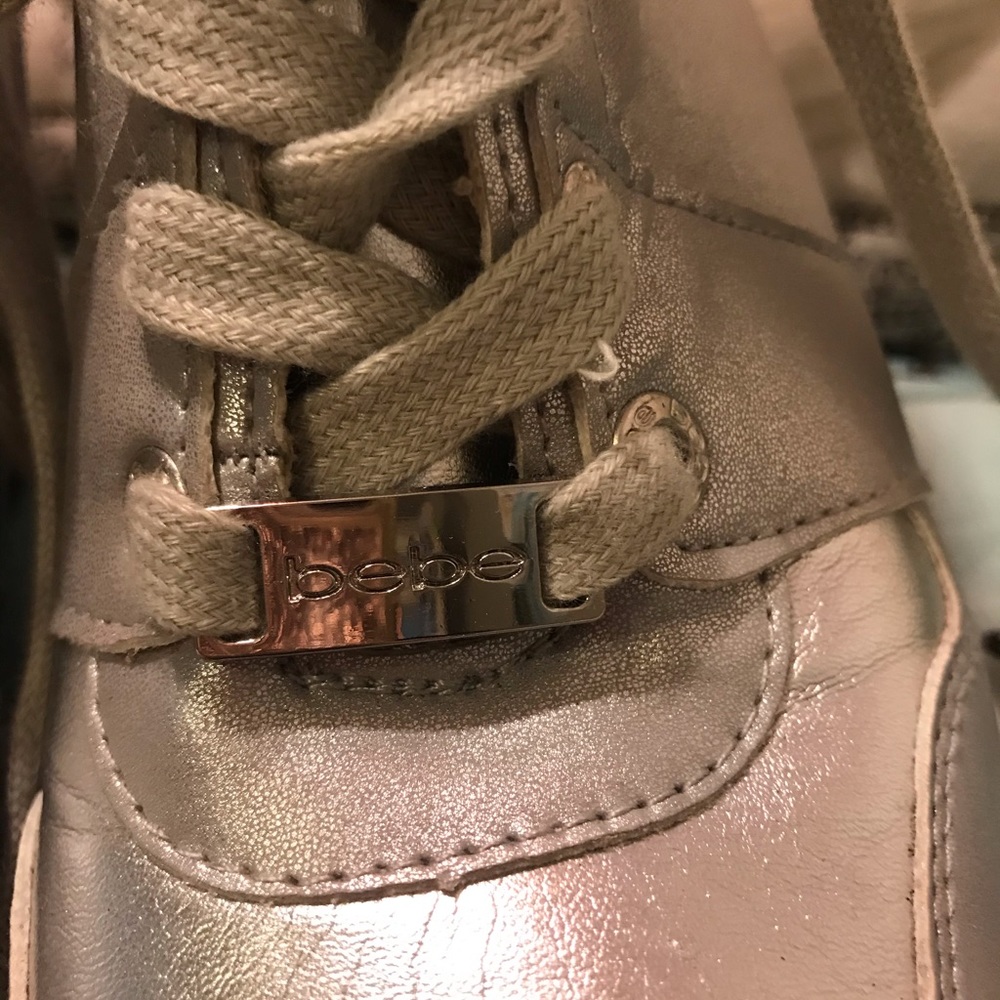 Bebe Womens Charlane High Top Sneakers - Picture 3 of 5